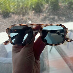 Free People Royal Polarized Aviator Sunglasses